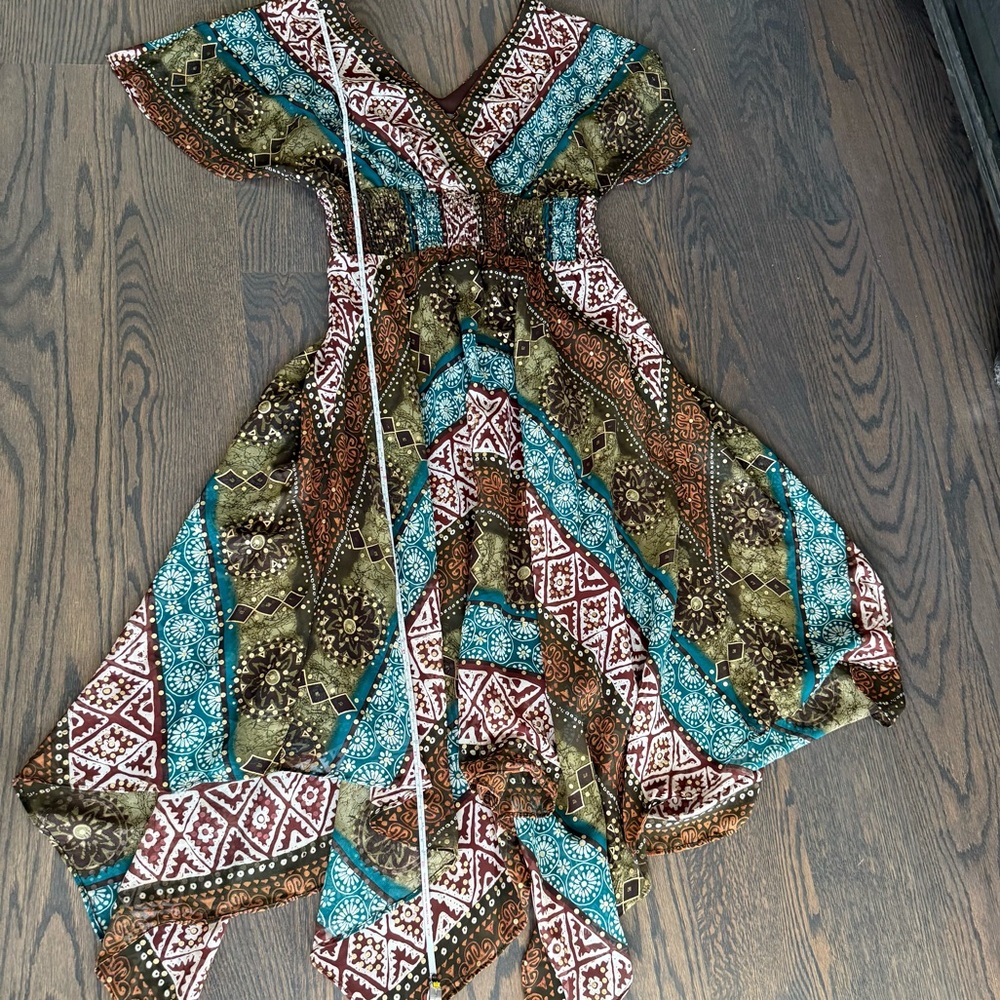 Rabbit Rabbit Rabbit Multicolor Patterned Dress - Picture 10 of 11